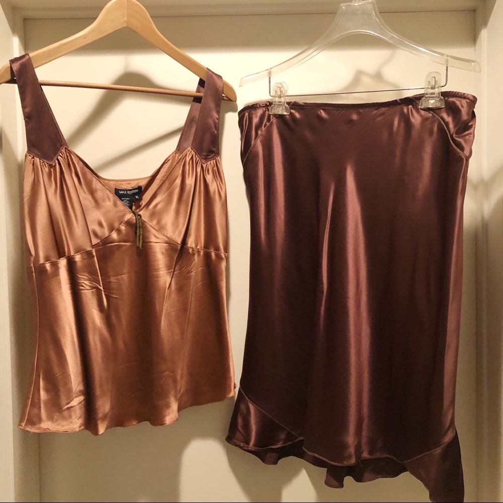 Max Edition (NWT) blouse and skirt separates
